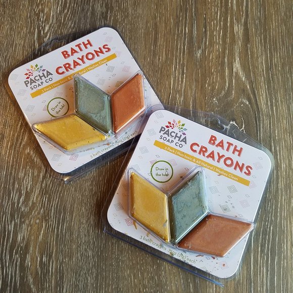 natural bath crayons